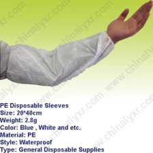 China White Polyethylene Disposable Sleeves Arm Protector manufacturer
