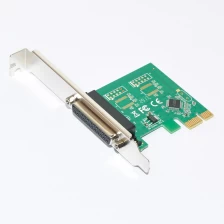 China 1-port Parallel (Printer, LPT1, DB25) PCI-E Controller Card with DOS Driver manufacturer