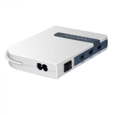 China 3HUB + 2QC3.0 + Type-C Multi-functional Charger & HUB With Power Switch Button manufacturer