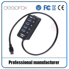 China 4 Port USB 3.0 HUBS And 1 Port Fast Charger manufacturer