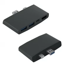 China 4 in 1 USB Hub Docking with UHD And USB Ports For Surface Pro Via USB3.0 manufacturer