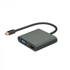 China E-Sun Mini DP 3 in 1 Hub Docking Adapter to VGA manufacturer