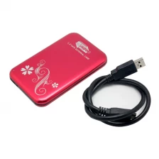Chine ES2512 (rouge) 2,5 pouces SATA HDD Enclosure fabricant