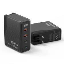 Chine Charger Gan 100W PD Fast Charging QC 3.0 4 Port USB Wall Charger pour ordinateur portable fabricant