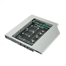 China HD1206-MN M.2(NGFF) 2 in 1 to 12.7mm 2nd HDD Caddy manufacturer
