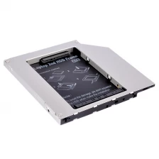 China HD9001-SS 9mm SATA 2nd hdd caddy Built-in Screwdriver manufacturer
