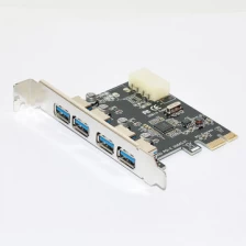 China M 4 Port PCI-E to USB 3.0 HUB PCI Express Expansion Card Adapter Supports 5 Gbps Speed manufacturer