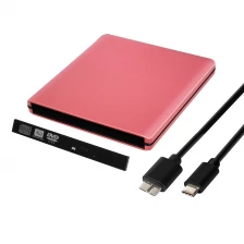 China ODPS1203-c Pop-up 12,7 mm USB 3.0 to Type-c extern Optical Drive Enclosure (pink) Hersteller