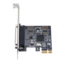 China PCI-E 1X to Parallel Expansion card DB25 LPT Printer Card Adapter add on card with ASIX9900 chip manufacturer