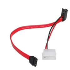 China US067-SU USB 2.0 to 7+6 13Pin Slimline SATA Laptop CD DVDRW Optical Drive Adapter Cable manufacturer