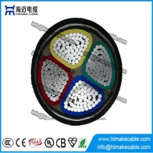 Китай Алюминиевый проводник ПВХ изоляцией стальной ленты Бронированный кабель 0.6/1KV производителя