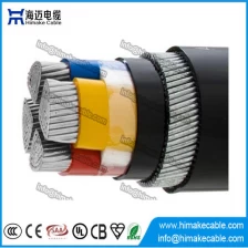 China Aluminum conductor PVC insulated Steel wire armored Power Cable 0.6/1KV manufacturer
