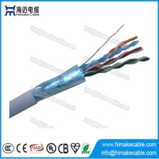 中国 屏蔽型FTP Cat5 电缆 CCA或纯铜导体 制造商