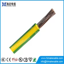 China Green yellow ground wire Ho7V-U IEC60227 cable manufacturer