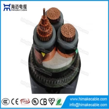 Chine Conducteur de cuivre de MV acier fil blindé câble d’alimentation avec tension 3.6/6KV à 26/35KV fabricant
