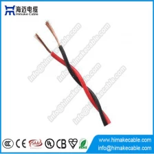 China PVC geïsoleerd flexibele Twisted elektrische draad/kabel 300/300V (zachte gedraaid snoer) fabrikant