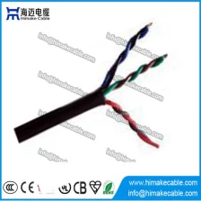 China PVC isolado e sheathed flexível trançado fio cabo elétrico 300/300V fabricante