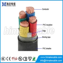 porcelana PVC aislamiento y cubierta del cable de alimentación de 0,6 / 1 KV fabricante