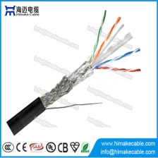 中国 屏蔽型SFTP Cat6 电缆 CCA或纯铜导体 制造商
