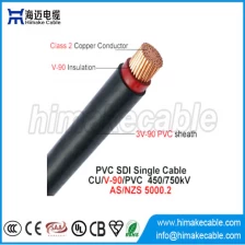 Китай Одноядерный ПВХ изоляцией и обшивать ПВХ кабель SDI 450/750V 0.6/1KV производителя