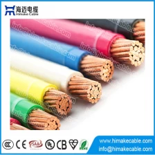China UL 600V Copper conductor PVC insulated Nylon sheathed Electric Cable THWN THHN manufacturer