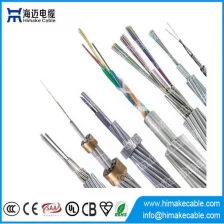 China high quality aerial self-supporting OPGW cable fabricante