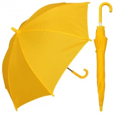 China 19 inch color matching plastic handle promotional kids umbrella manufacturer
