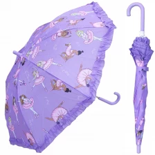 China 19-Zoll-Farbdruck schafft einen Regenschirm für Kinder mit Eadge Blumen. Hersteller