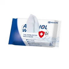 China 75% alcoholic wet wipes cheap and high grade disinfecting cleaning wet wipes Hersteller