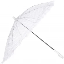 中国 便宜的价格促销礼品透明透明PVC直伞形圆顶形状定制印刷广告雨伞 制造商