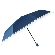porcelana Paraguas de estilo naval de Corea al por mayor de China plegado automático a prueba de viento sol y paraguas de lluvia fabricante