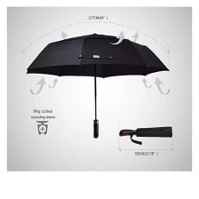 중국 중국 제조 업체 OEM 바람 방지 자동 접는 우산 제조업체