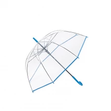 China Clear Transparent Umbrellas for Women fabrikant