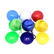 中国 Convenient disposable emergency raincoats portable hook poncho ball for outdoor activities 制造商