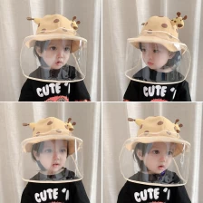 China Netter Kinderhut mit Gesichtsschutzmaske Hersteller