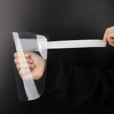 China PET-Einweg-Gesichtsschutzmaske mit Gummibandvisier Hersteller