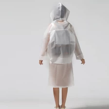 중국 Fashion EVA Men And Women Poncho Jacket With Hood Ladies Waterproof Long Translucent Raincoat Adults Outdoor Rain Coat 제조업체