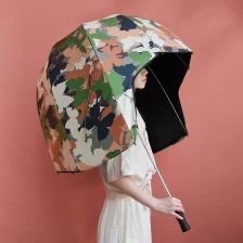 porcelana Helmet Shaped Maximum Rain Protection umbrella fabricante
