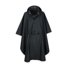 中国 Outdoor polyester rain motorcycle poncho pu coated rain coat for adult 制造商