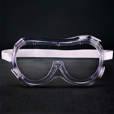 China Professional anti-fog eye protective plastic medical glasses, outdoor clear lens goggles safety for work manufacturer