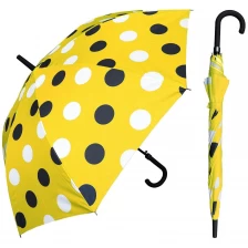 China Round Points Print Advertising Promotion Straight Umbrella manufacturer