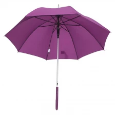중국 소흥 공장 도매 좋은 품질의 알루미늄 샤프트 8 립 스틱 우산 J 핸들 제조업체
