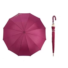 porcelana Shaoxing paraguas de fábrica de alta calidad 25 pulgadas 12 costillas auto abrir paraguas recto fabricante