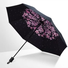 China Uv-beschermende 3-voudige Umbrella-paraplu met topkwaliteit fabrikant