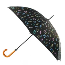 Chine Wet Change Color Advertising Logo Tous les panneaux Imprimer Droite Umbrella fabricant