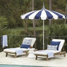 China Wholesale Popular Sunshade Custom Printed Luxury Pagoda Patio Party Garden Umbrella Hersteller
