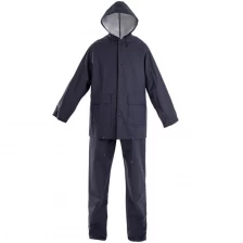 中国 Wholesale Waterproof high quality Promotional cheap Comfortable black Long conjoined  Rain Coat メーカー