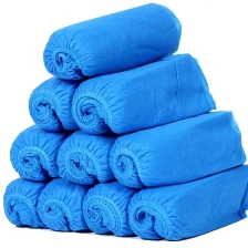 中国 Wholesale high quality Waterproof disposable CPE rain shoes covers anti-slip for visitor  rain shoes covers 制造商