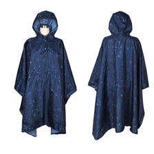 中国 Wholesale high quality new fashion Waterproof Outdoor Fashion Printing Full Body Light Raincoats Star printing Colorful Poncho 制造商