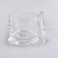 中国 Sunny Glasswareの蓋付き10オンスガラスキャンドルジャー メーカー